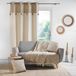 DOUCEUR D'INTERIEUR Rideau à œillets Boho SULTANCURTAIN 140 x 240 cm Coton Beige