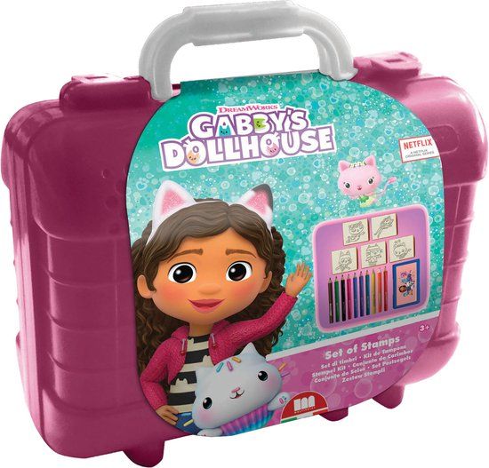 Disney Gabby's Dollhouse Schrijfset Koffer - 81-delig