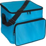 Merkloos / Sans marque Grote Koeltas - 21 liter - 28 x 25 x 30 cm - lichtblauw - lunchtas - koelen van dranken en voedsel