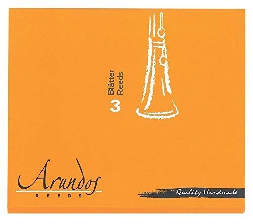 Arundos Rocco Bass Clarinet Reeds, 3 Pack, Strength 2.5