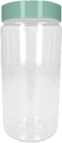 PLASTICFORTE Voorraadpot/bewaarpot - 1.25L - kunststof - mint groen