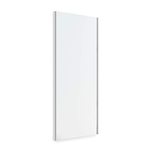 Emuca - Afneembare spiegel voor kastinterieur - Zwenkbaar - 340 x 1000 mm - Grijs-metallic