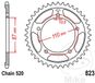 JT Sprockets Standaard stalen motor tandwiel 520 Suzuki GSX 250 R ABS 39T