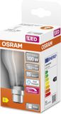 Osram Classic LED Peer Filament Mat 11W 1521lm - 865 Daglicht | Dimbaar - Vervangt 100W