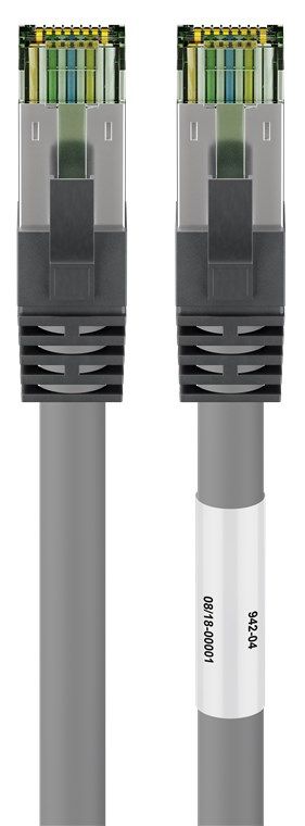 Goobay 55134 Netwerkkabel Grijs 0,25m