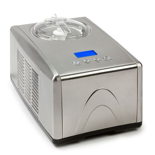 DOMO DO9066I IJsmachine - Zelfvriezend met compressor - 1.5 L - RVS - Zilver