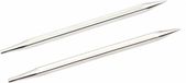 KnitPro Nova Cubics verwisselbare breipunten 5.00mm Zilver Metaal 2 stuks