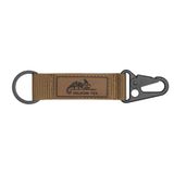 Helikon Öko-Tex Snap Hook Sleutelhanger met logo, van nylon coyote