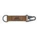 Helikon Öko-Tex Snap Hook Sleutelhanger met logo, van nylon coyote