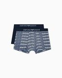 Emporio Armani Boxershorts navy / lichtblauw / donkerrood