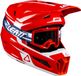 Leatt 3.5 V26 Motorcrosshelm met bril - Rood/wit - Maat M