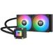 Thermaltake LA240 ARGB Sync - AIO-Vloeistofkoeler - 2x120mm PWM Ventilator - 600-2500 RPM - Zwart