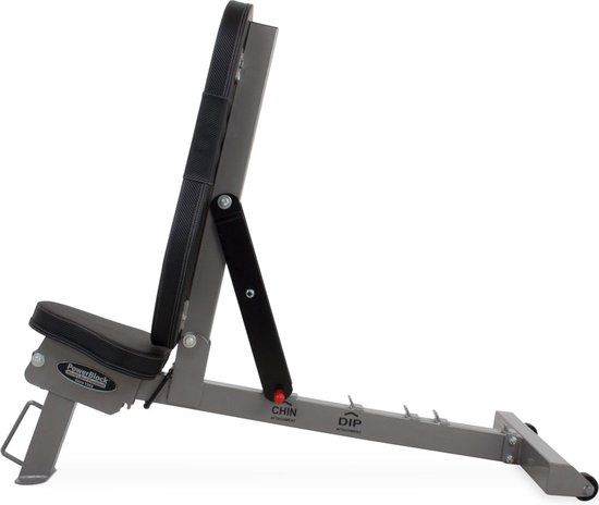PowerBlock Sport Bench - Verstelbare halterbank - Zwart/Grijs