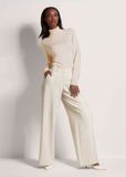 MADELEINE Pantalon blanc perle