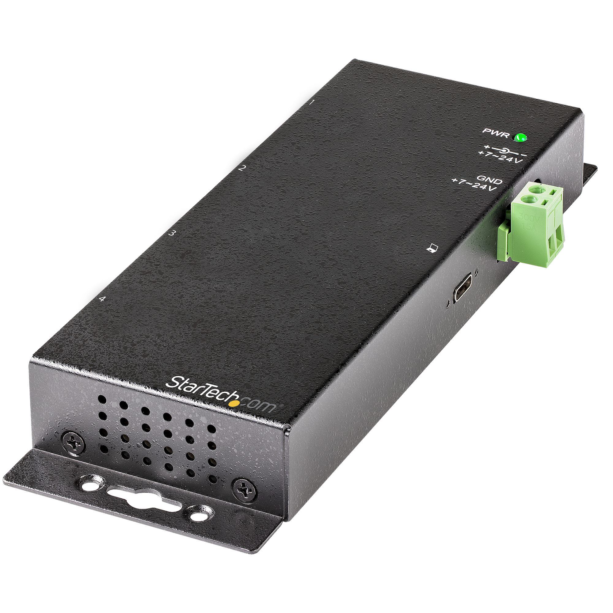 StarTech.com 4-Port USB-C Hub - 10Gbps - Industrial - 2x USB-C & 2x USB-A - Metal - ESD Protection - with Power Adapter