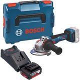 Bosch Professional Bosch GWS 18V-11 Professional accu haakse slijper 18 V 125 mm borstelloos + L-Boxx (06019N4102)