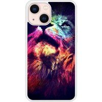 Apple Bedrukt siliconen hoesje compatibel met iPhone 13 Mini Lion swag
