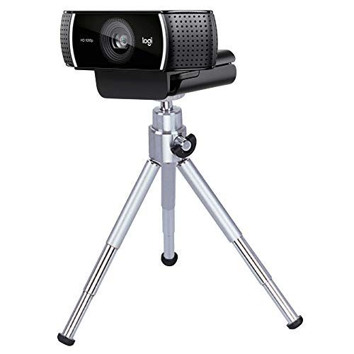 TronicXL Tripod 10W statief voor webcam compatibel met Logitech C920 Brio 4K C925e C922x C922 C930e C930 C615 webcamera spedal reserveonderdeel accessoires Homeoffice Zoom Video AUKEY Microsoft LifeCam Studio