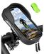Support de téléphone pour vélo sac de guidon - Étanche - Rotatif à 360° - Jusqu'à 7 pouces - Avec housse de pluie