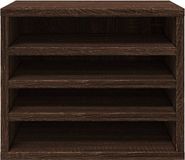 vidaXL Bureau organiser 36x26x29,5 cm bewerkt hout bruin eikenkleurig