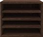 vidaXL Bureau organiser 36x26x29,5 cm bewerkt hout bruin eikenkleurig