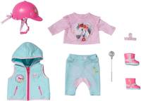 BABY born Deluxe Paardrij-outfit - Poppenkleding 43 cm
