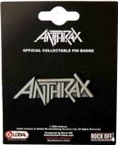 Rock Off Anthrax - Logo Pin - Zilverkleurig