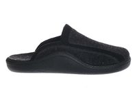Josef Seibel Monaco H12 Titan Combi Open Pantoffels Grijs/Zwart Vilt Heren