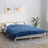 vidaXL Verzwaringsdeken, blauw, 200 x 230 cm, 13 kg, stof