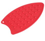 Tapis de repassage en silicone, résistant à la chaleur, antidérapant, rouge