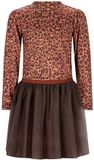 B.Nosy Meisjes Jurk Y508-5804 - Leopard Texas - Maat 134/140
