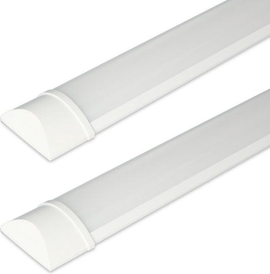 HOFTRONIC 2x HOFTRONIC LED Batten 120cm - 40W 4800 Lumen - 4000K - LED TL Armatuur - 5 Jaar Garantie