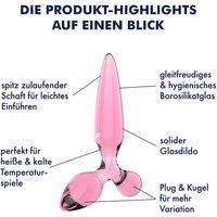 Satisfyer Triple Crystal 2 Glazen Dildo