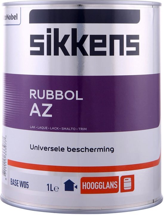 Sikkens Rubbol AZ RAL5004 Zwartblauw 1 Liter