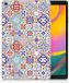 B2Ctelecom Samsung Galaxy Tab A 10.1 (2019) Tablethoesje Tiles Color