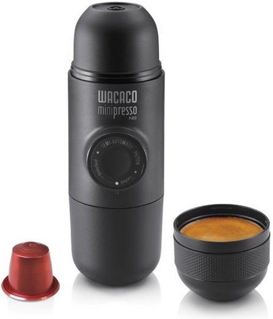 Wacaco Minipresso NS - Portable Espresso Maker - Black