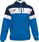 Joma Crew IV Regenjas Kinderen - Royal / Marine / Wit | Maat: 164