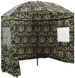 vidaXL Vissersumbrella - 290 x 225 cm - Oxford Polyester - Camouflage