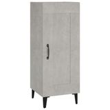 VidaXL Dressoir 34,5x34x90 cm Bewerkt Hout Betongrijs