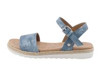 TOM TAILOR Sandalen blauw denim / zilver