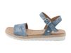 TOM TAILOR Sandalen blauw denim / zilver