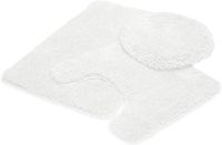 Kids Zone Home Linen Set van 3 badmatten, robuust, antislip, zuiver wit