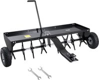 VEVOR Beluchter Gazonbeluchter Aanhangwagen Beluchter Zitmaaier 1500x980x885mm