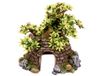 Nobby Cottage met boom aquariumornamenten, 17 x 14,5 x 17,5 cm
