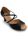 Capezio Eva Ballroom Shoe, zwart, 6,5 m