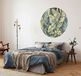 Komar DOT rond en zelfklevend vliesfotobehang - Animal Kingdom - Ø 125 cm - Groen/Grijs/Blauw/Bruin