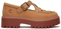 Timberland Stone Street Buckle Schoenen Bruin Leer Vrouw EU 41