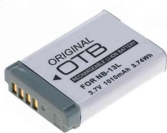 OTB Camera accu NB-13L voor Canon - 1010 mAh - Li-Ion
