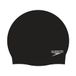Speedo Unisex badmuts Plain Moulded Silicone, zwart, één maat, 8-709849097