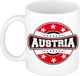 Bellatio Decorations Austria / Oostenrijk embleem theebeker / koffiemok van keramiek - 300 ml